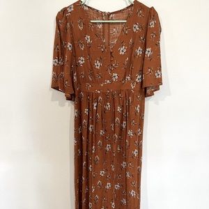 Floral Nursing Friendly Dress